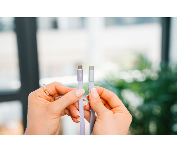 Verbatim SoftTouch USB-C to C cable 100W 120 cm - Purple - 1607292 - zdjęcie 2